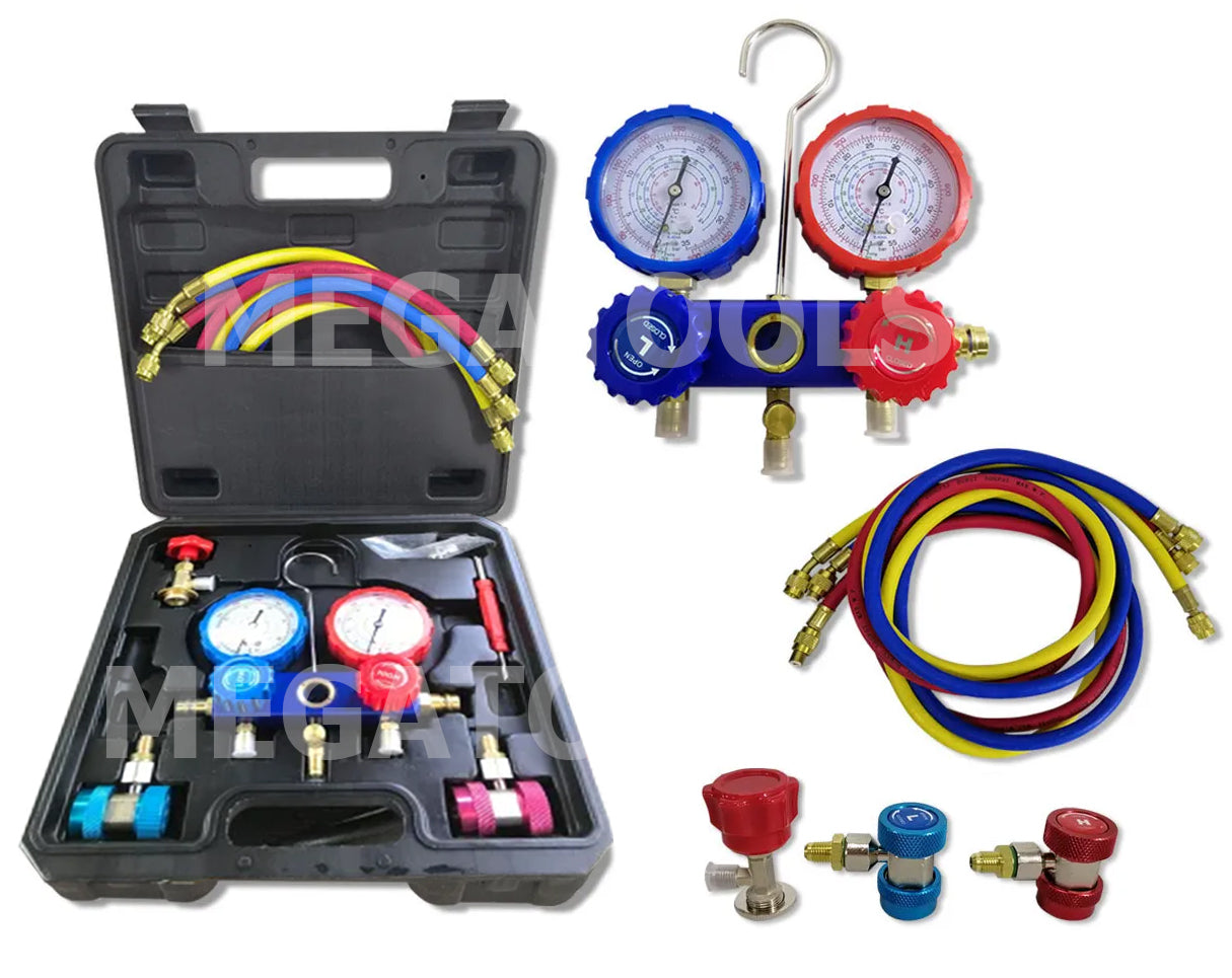 Megatools R134 Manifold Gauge Set Tester Megatools R134 Manifold Gauge Set Tester